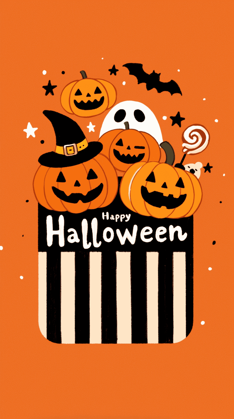 Halloween Pumpkin 216 original repeating artwork