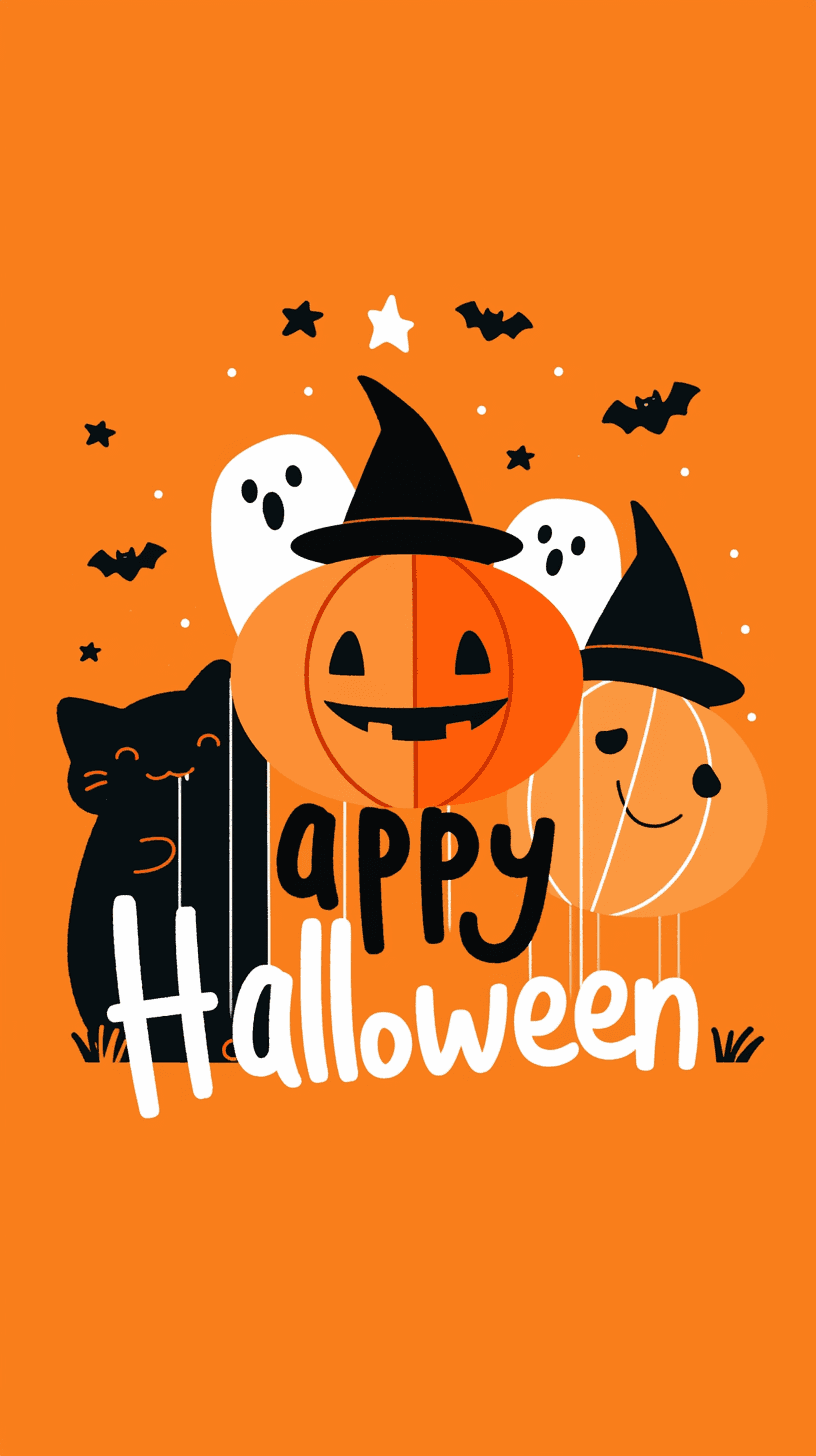 Halloween Pumpkin 164 original repeating artwork