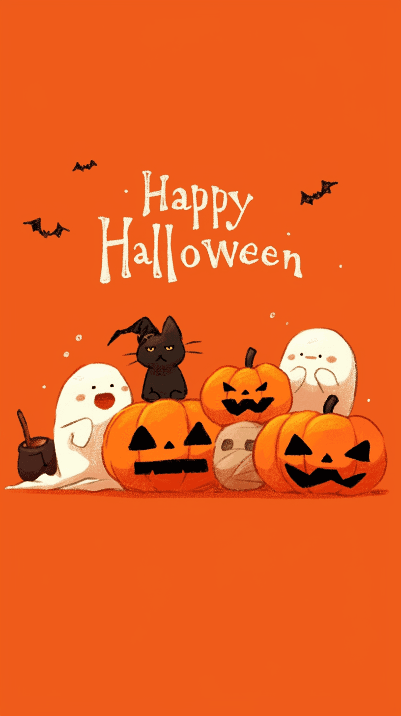 Halloween Pumpkin 300 original repeating artwork