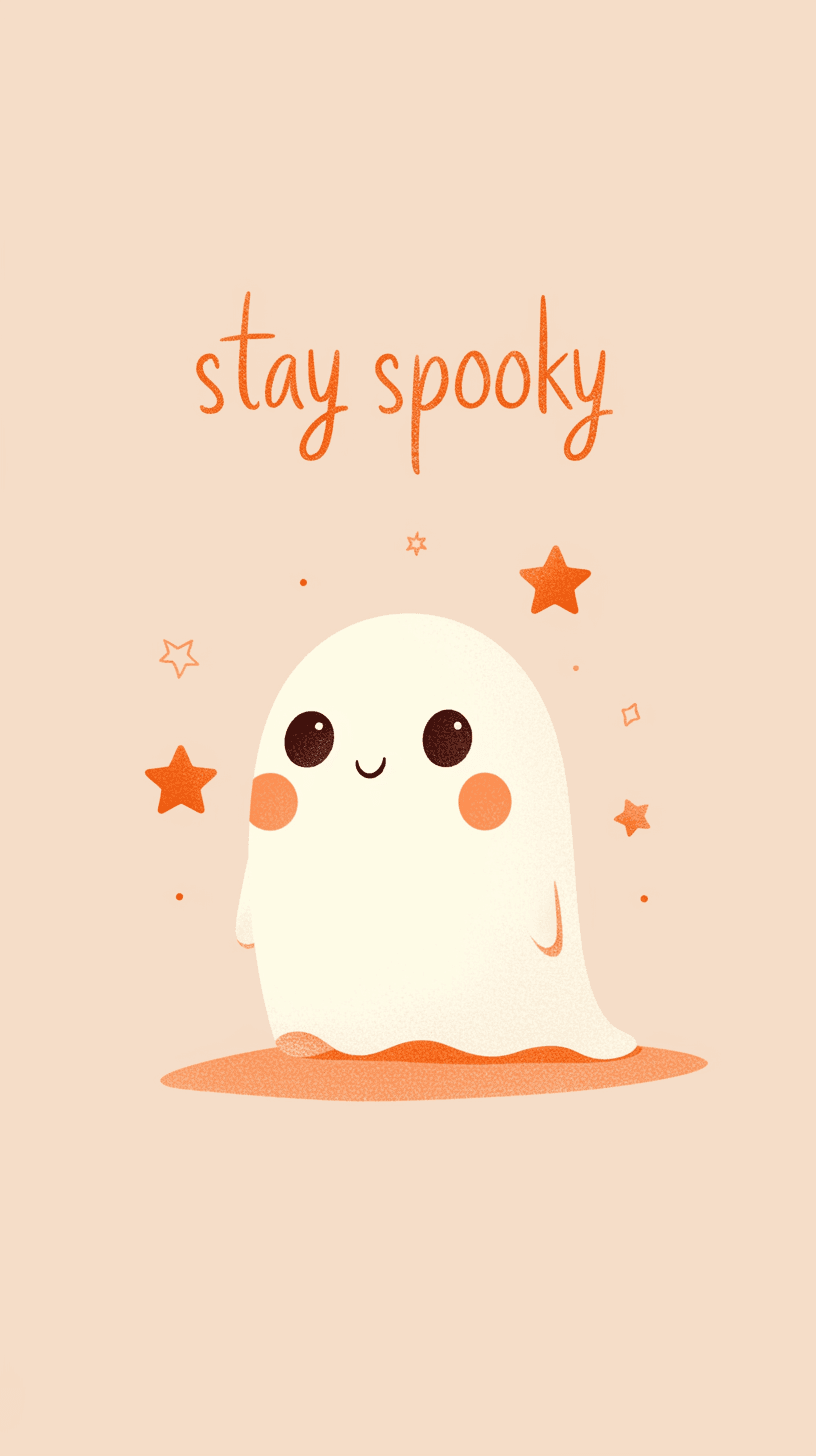 Halloween Ghost 315 original repeating artwork