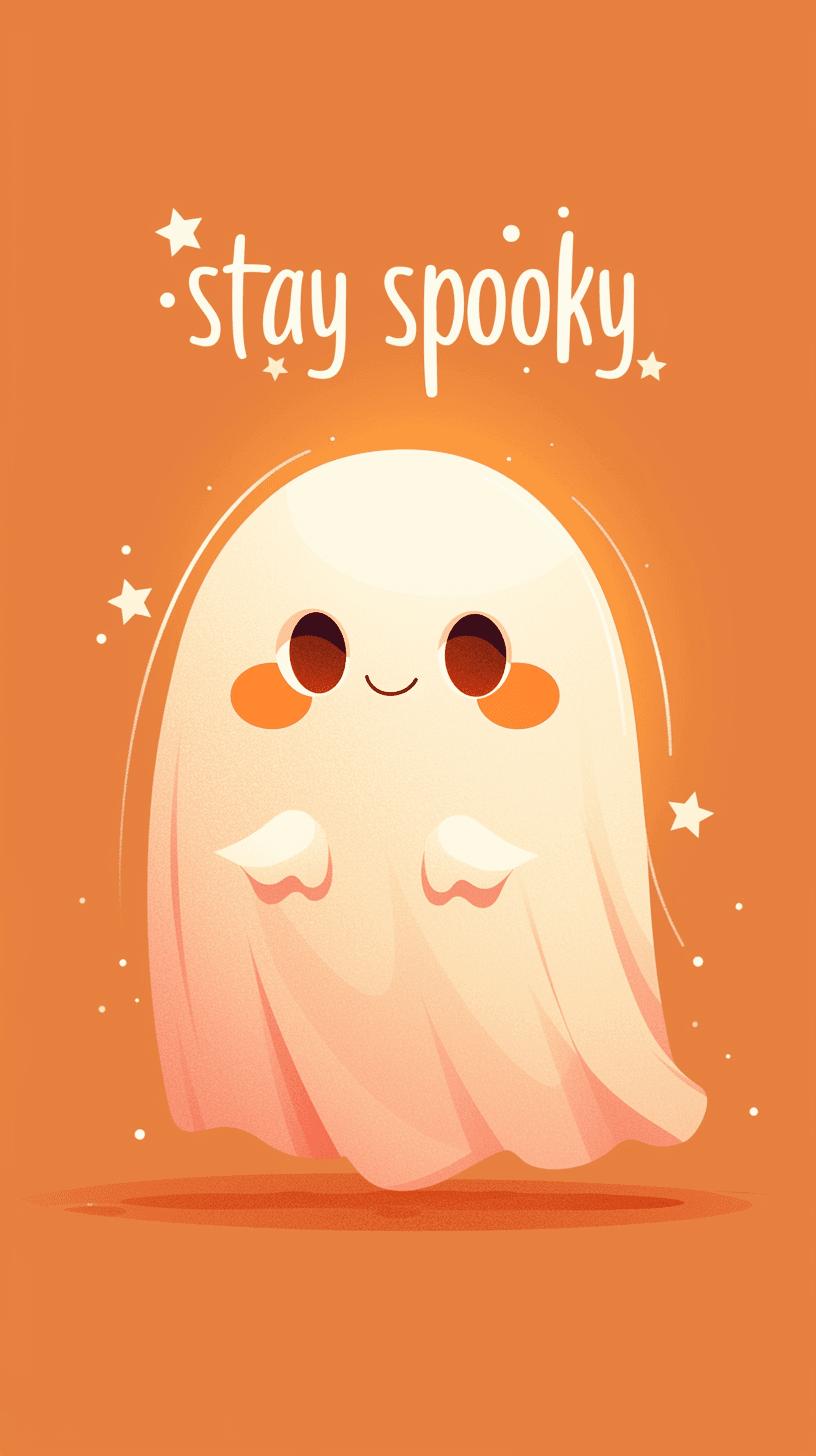 Halloween Ghost 323 original repeating artwork