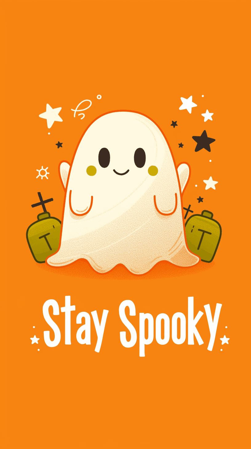 Halloween Ghost 225 original repeating artwork
