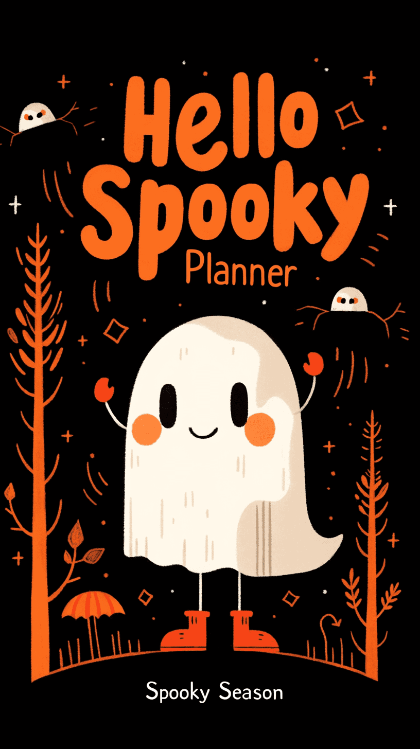 Halloween Ghost 1043 original repeating artwork