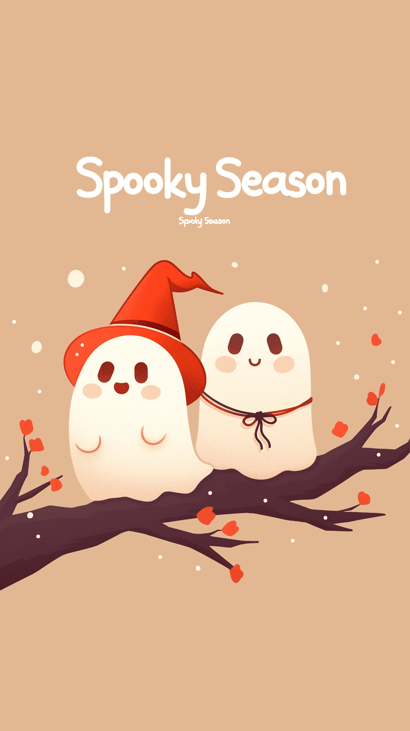 Halloween Ghost 222 original repeating artwork