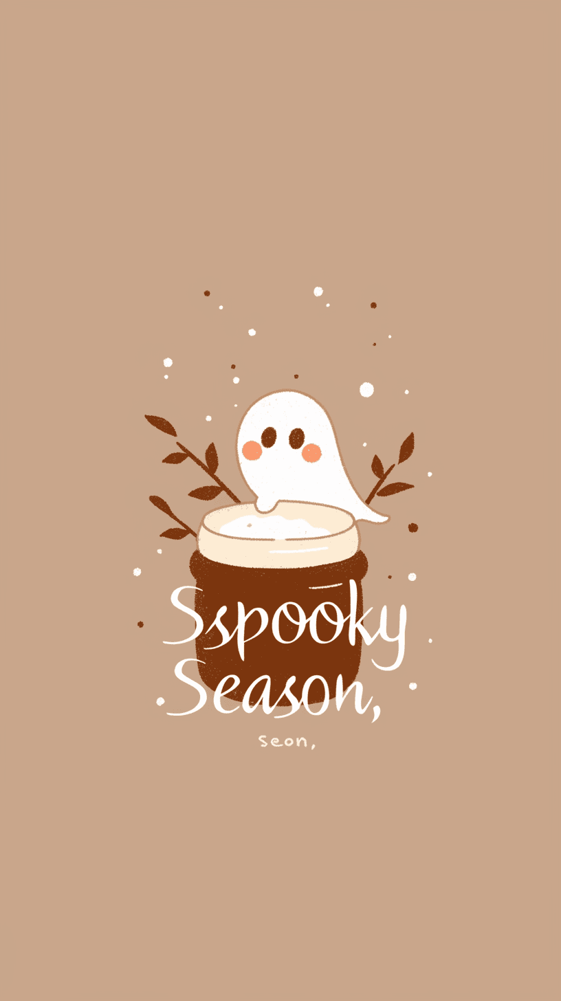 Halloween Ghost 187 original repeating artwork