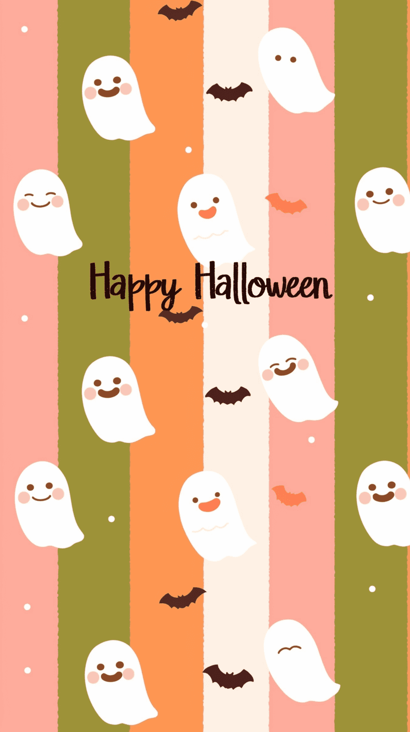 Halloween Ghost Noon original repeating artwork