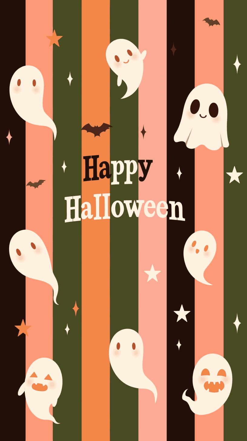 Halloween Ghost 543 original repeating artwork