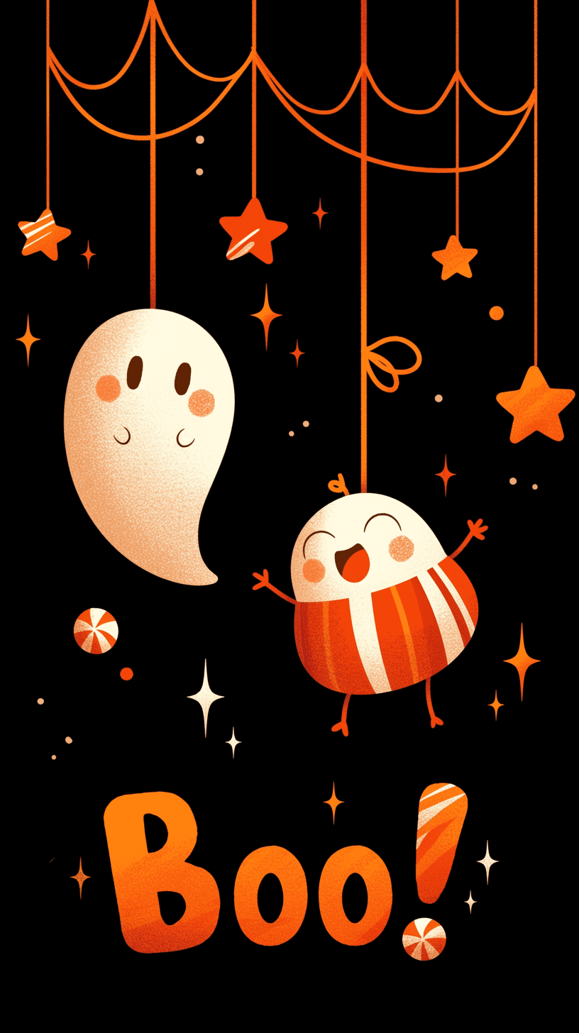 Halloween Ghost 237 original repeating artwork