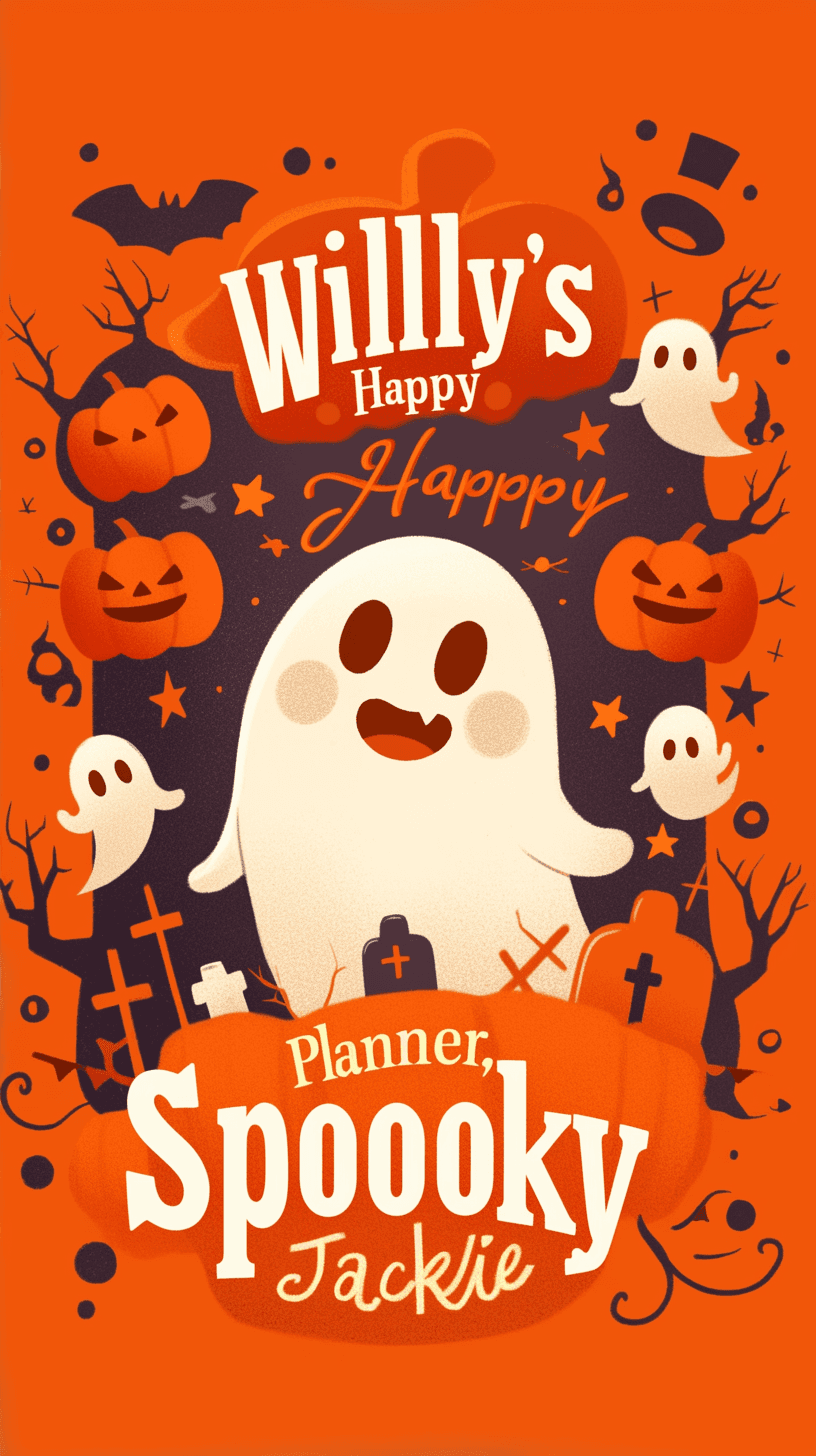 Halloween Ghost 262 original repeating artwork