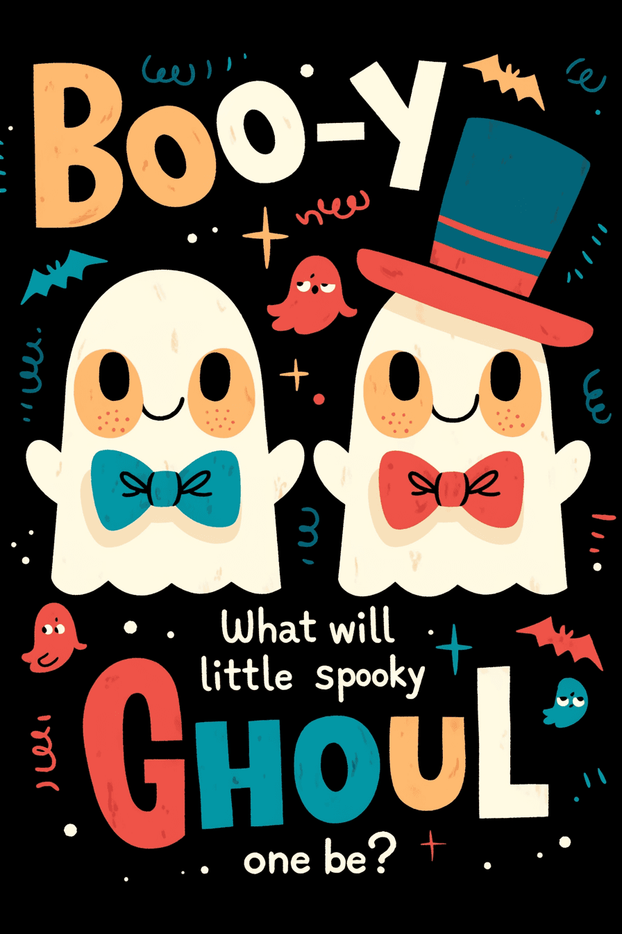 Halloween Ghost 1604 original repeating artwork