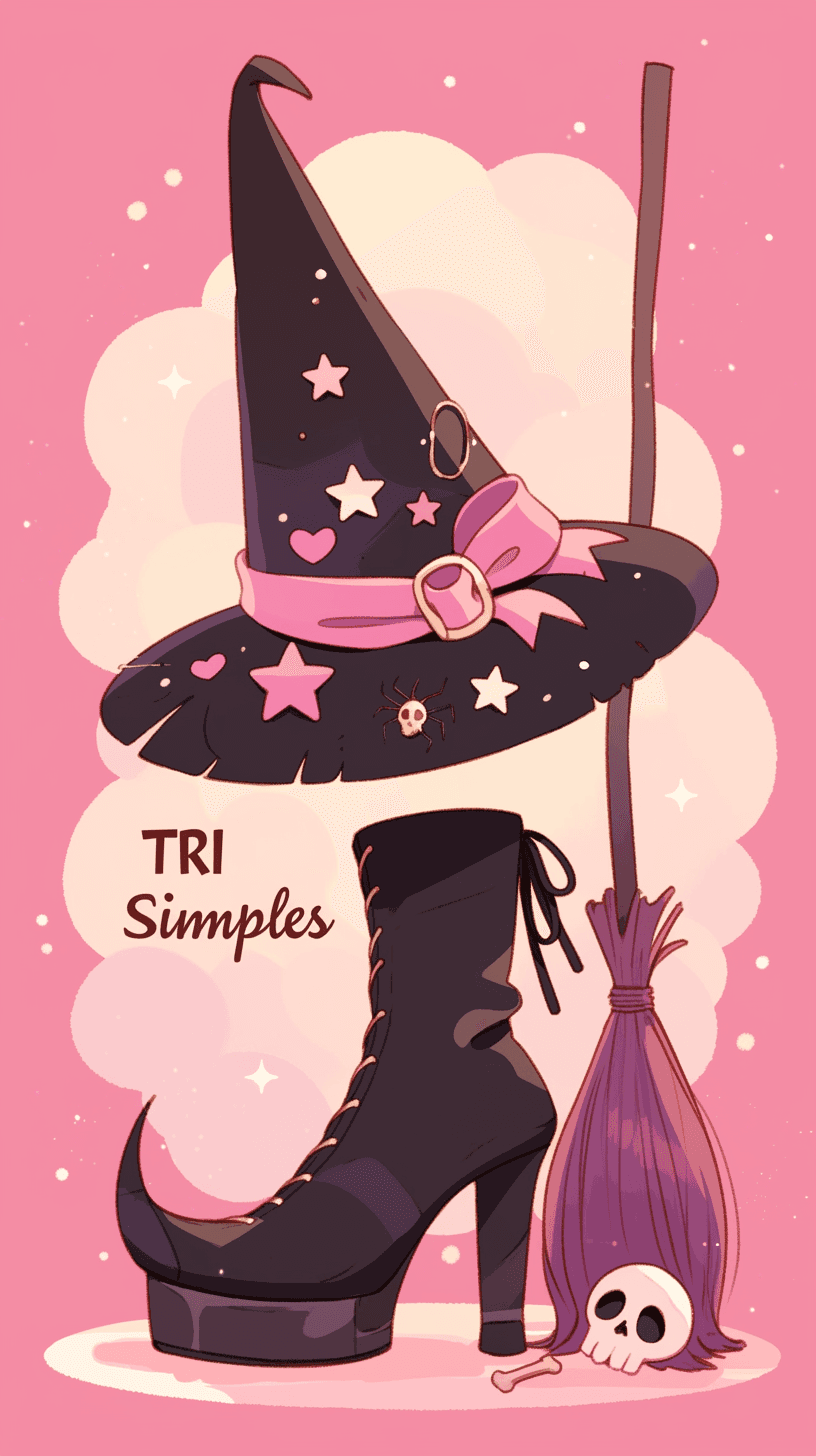Halloween Witch Kit 001 original repeating artwork
