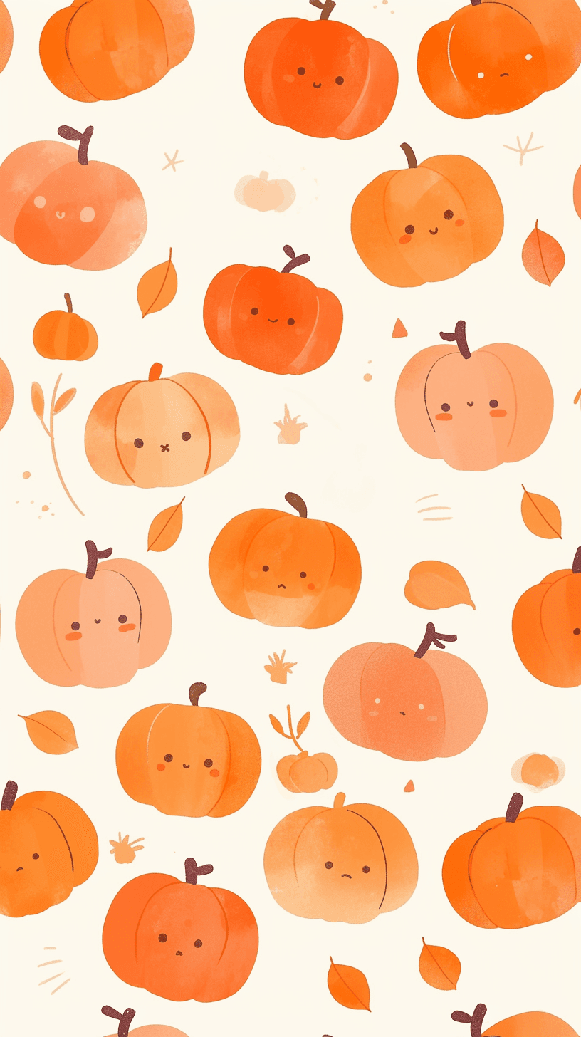 Halloween Pumpkin 442 original repeating artwork