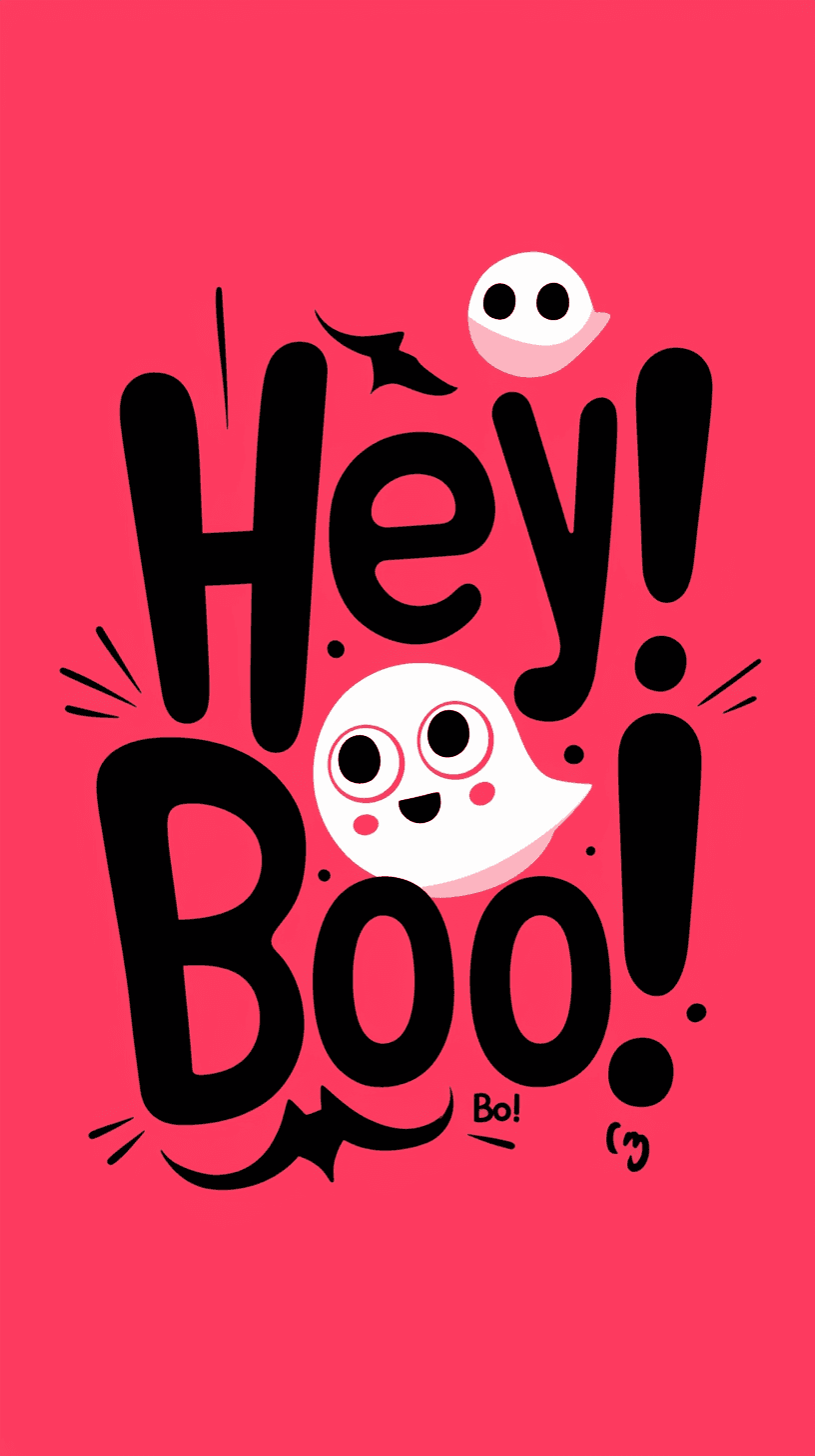 Halloween Letter Show original repeating artwork