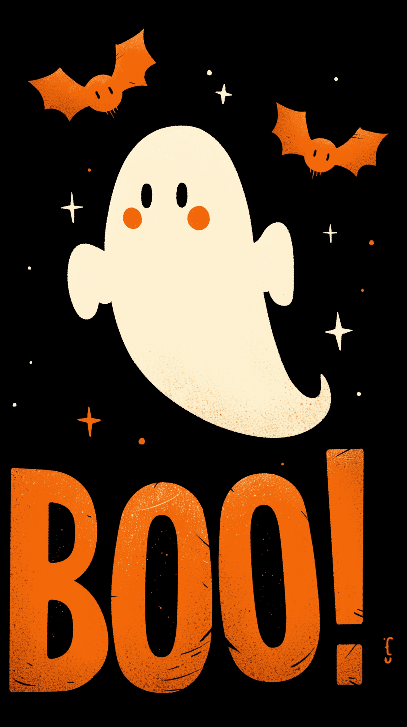 Halloween Ghost 1067 original repeating artwork