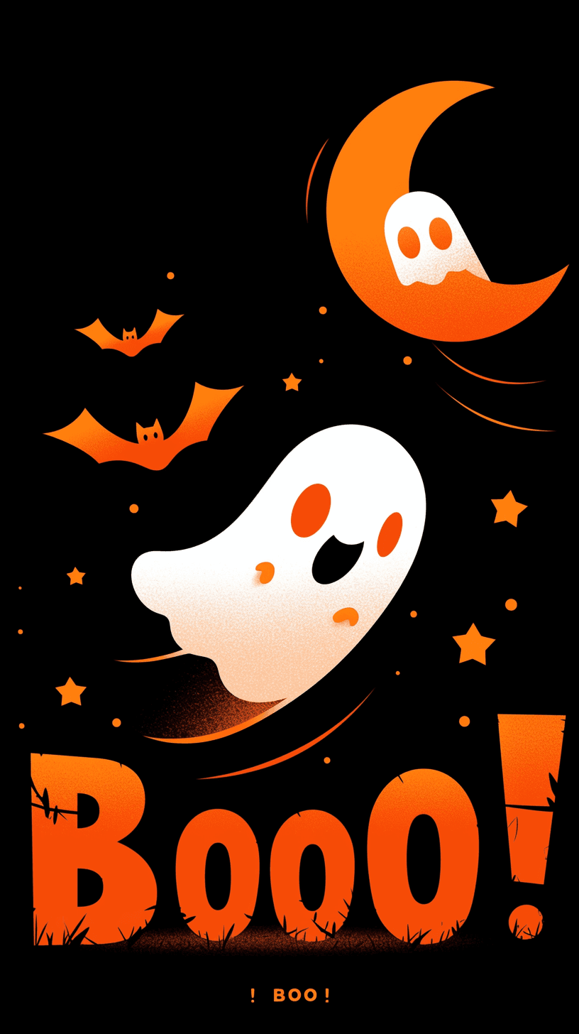 Halloween Ghost 717 original repeating artwork