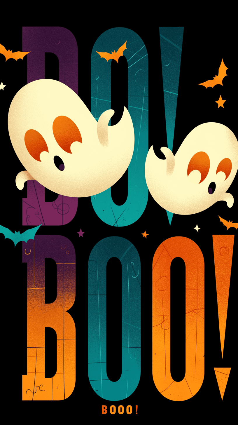 Halloween Ghost 991 original repeating artwork
