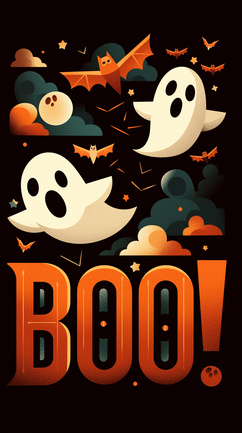 Halloween Ghost 310 original repeating artwork