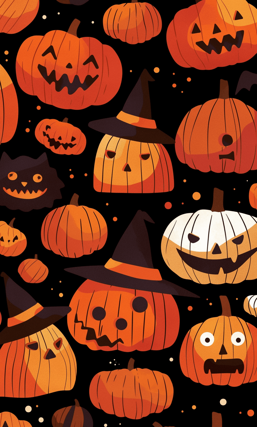 Halloween Ghost 989 original repeating artwork
