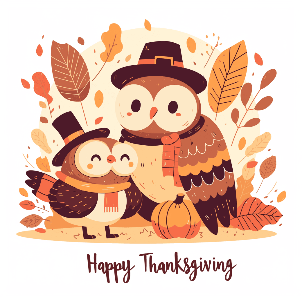 Halloween Owl Tune original repeating artwork