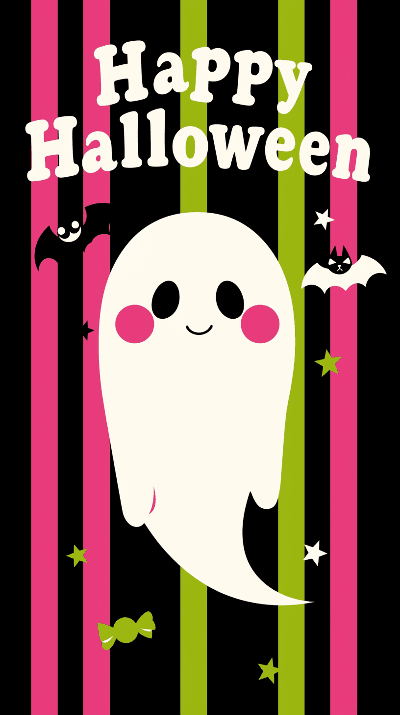 Halloween Ghost 345 original repeating artwork