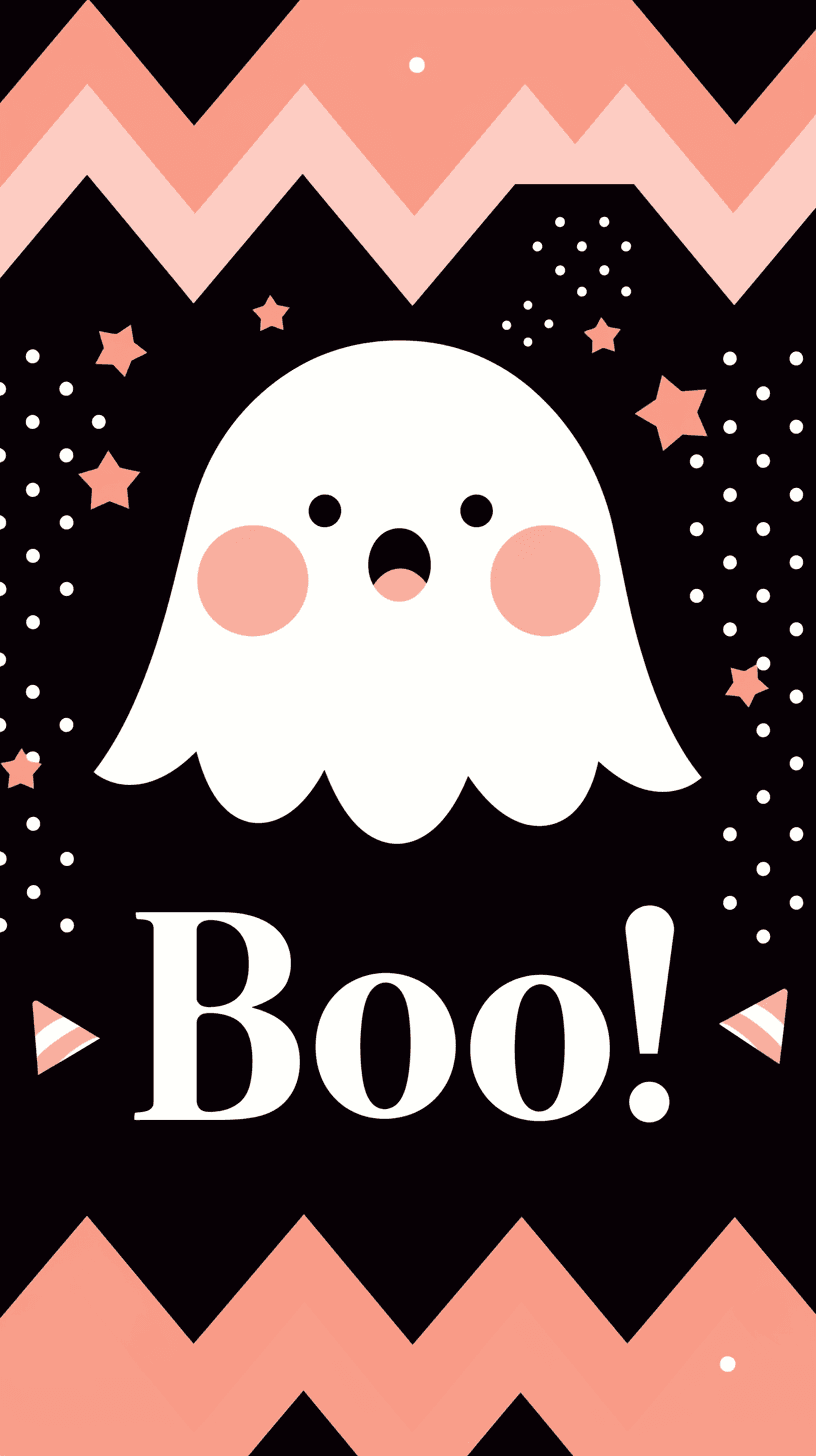 Halloween Ghost 812 original repeating artwork