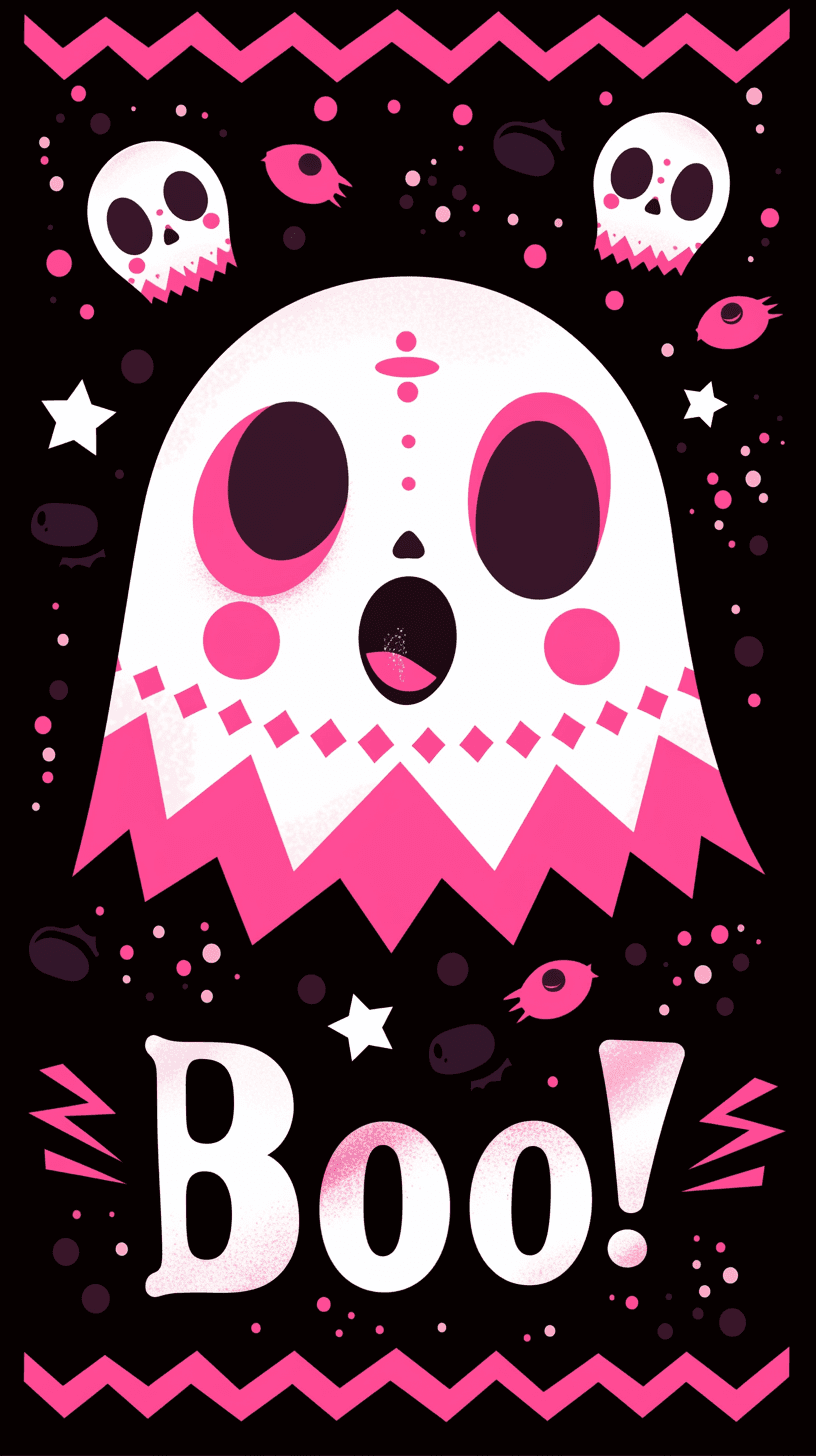 Halloween Ghost 680 original repeating artwork
