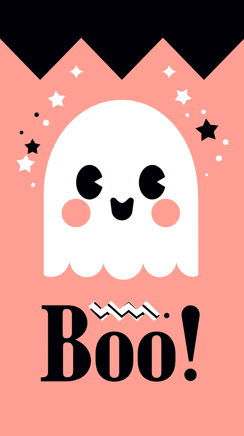 Halloween Ghost 1298 original repeating artwork