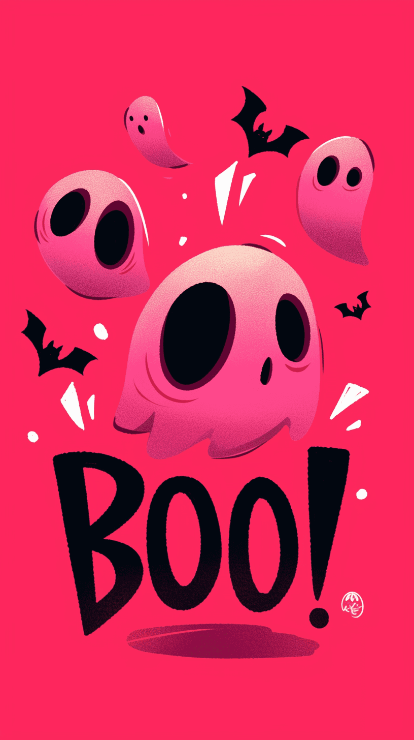 Halloween Ghost 987 original repeating artwork