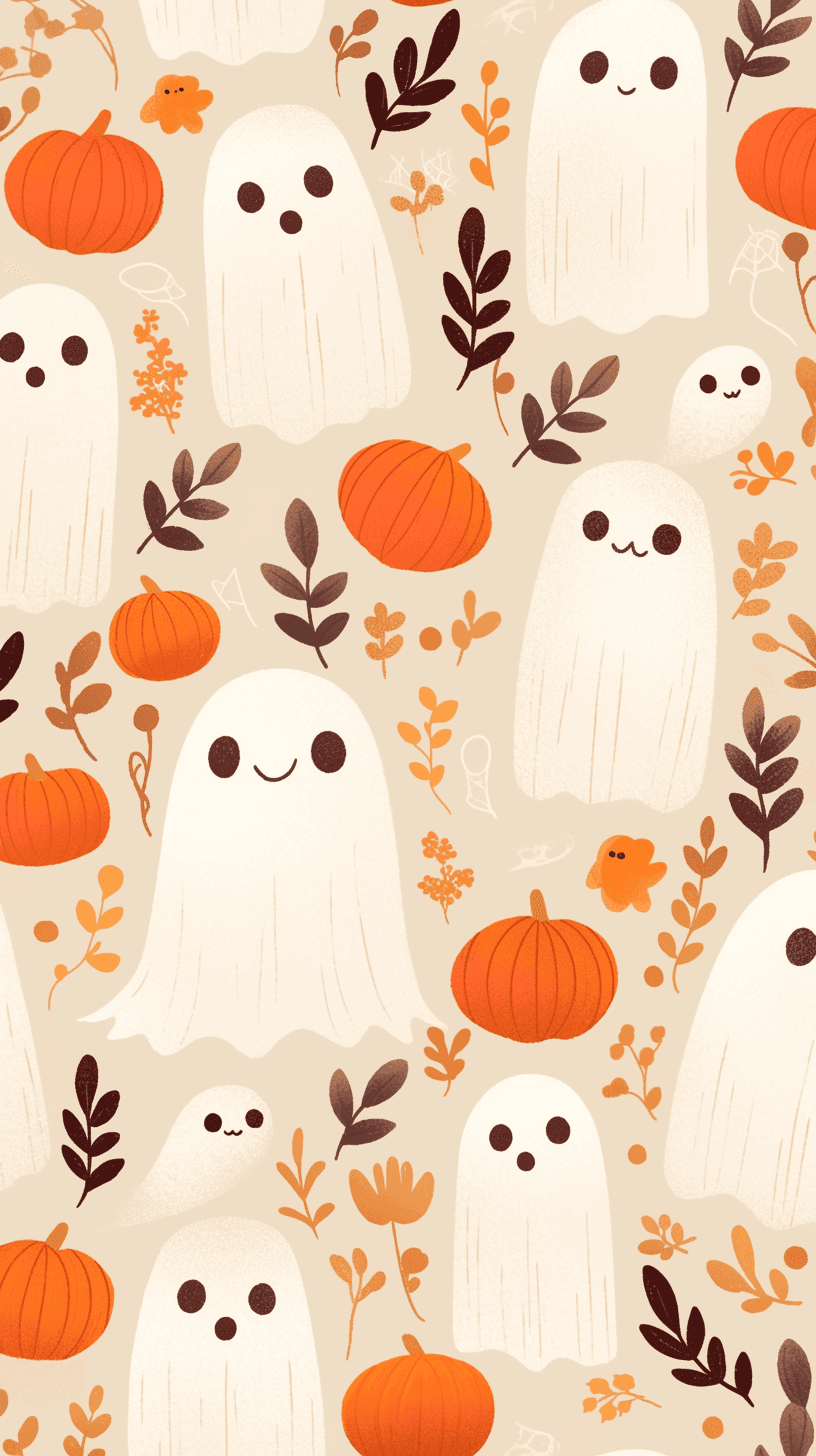 Halloween Ghost 1063 original repeating artwork