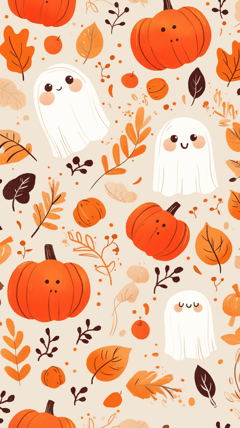 Halloween Ghost 1191 original repeating artwork