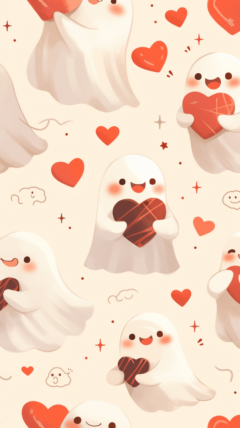 Halloween Ghost 1330 original repeating artwork