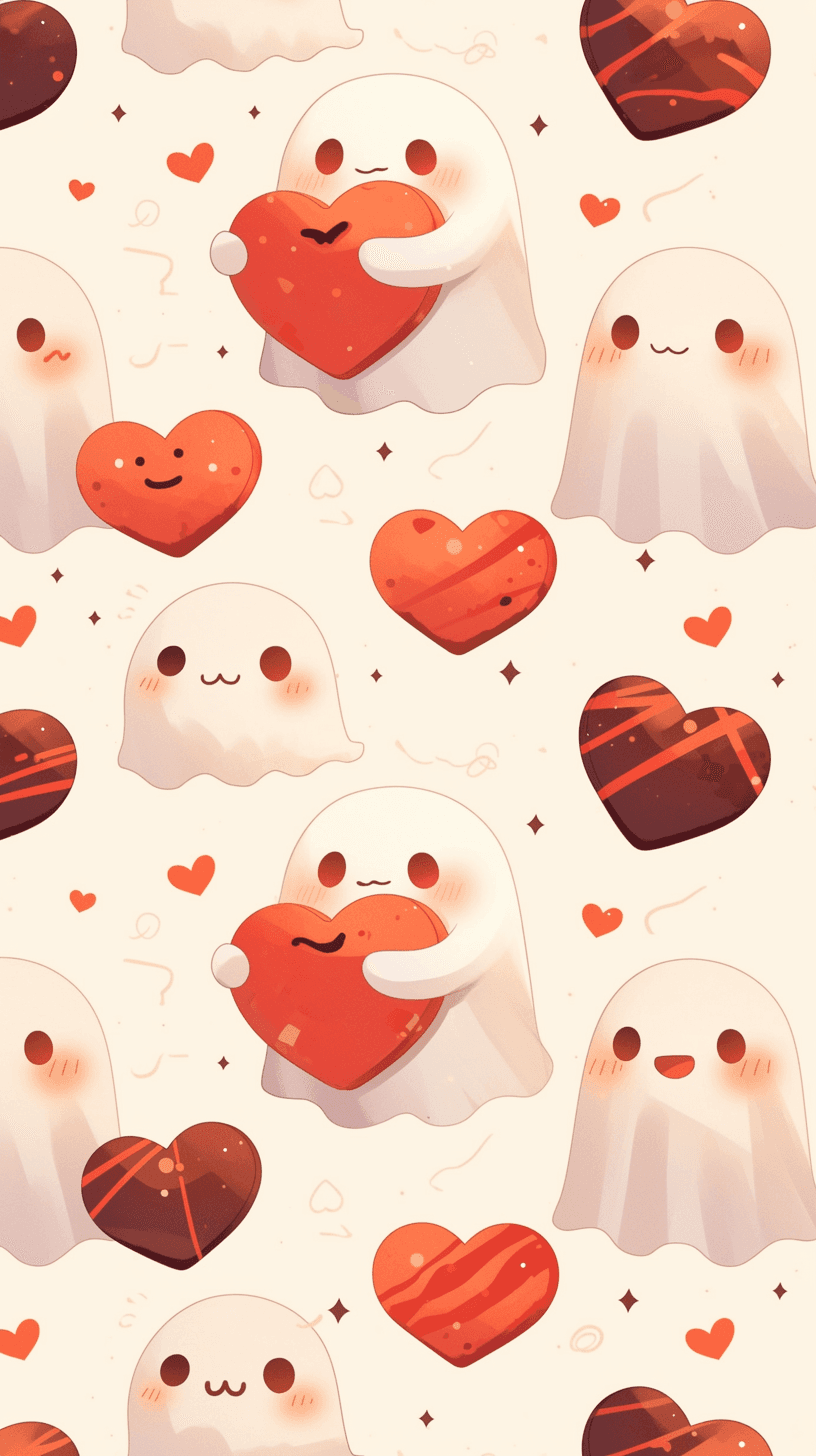 Halloween Ghost 1296 original repeating artwork
