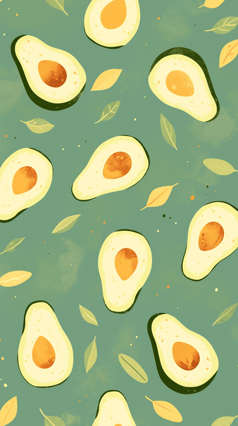 Avocado 008 original repeating artwork