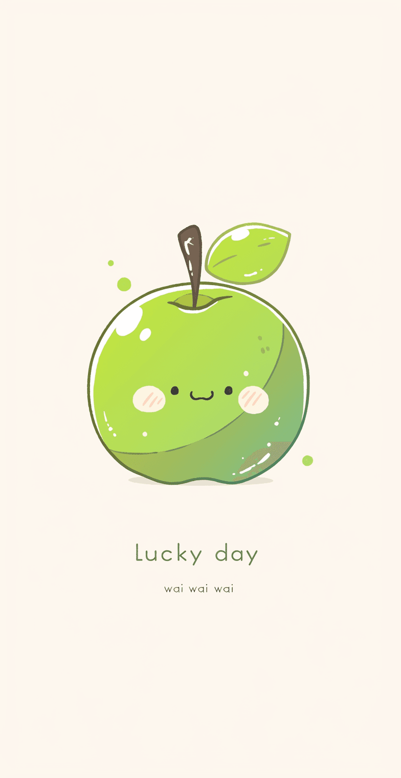 Apple Autumn original repeating artwork