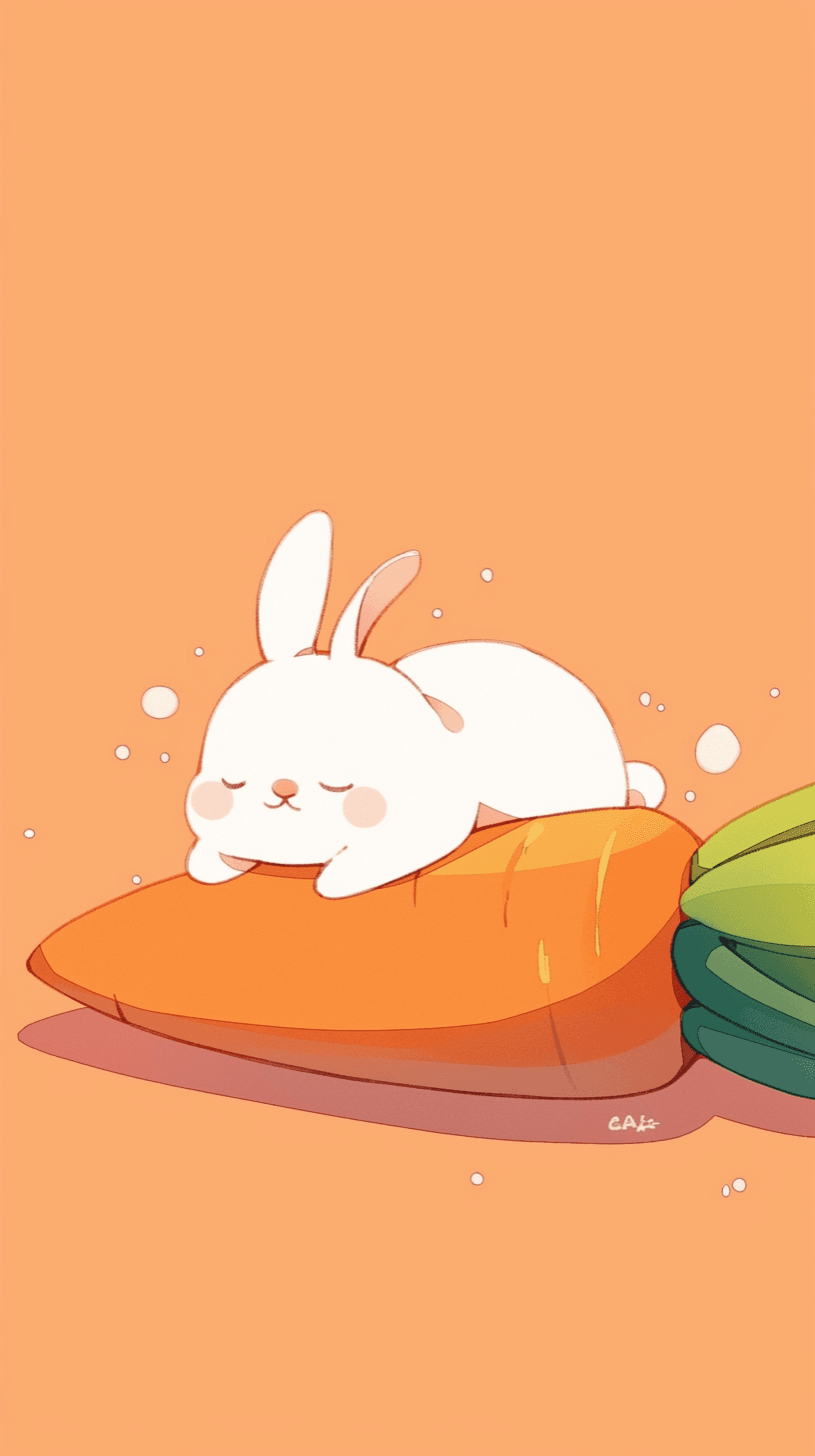 Carrot Downtown original repeating artwork