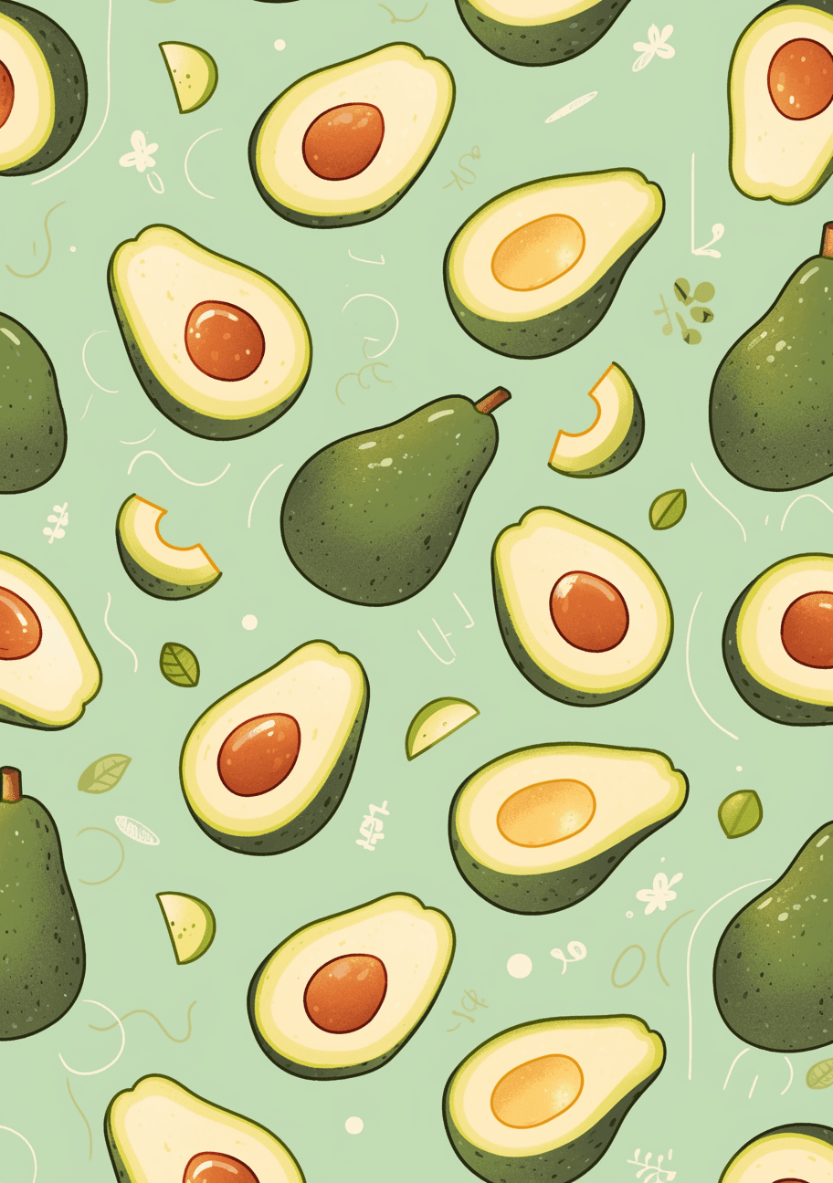 Avocado 004 original repeating artwork