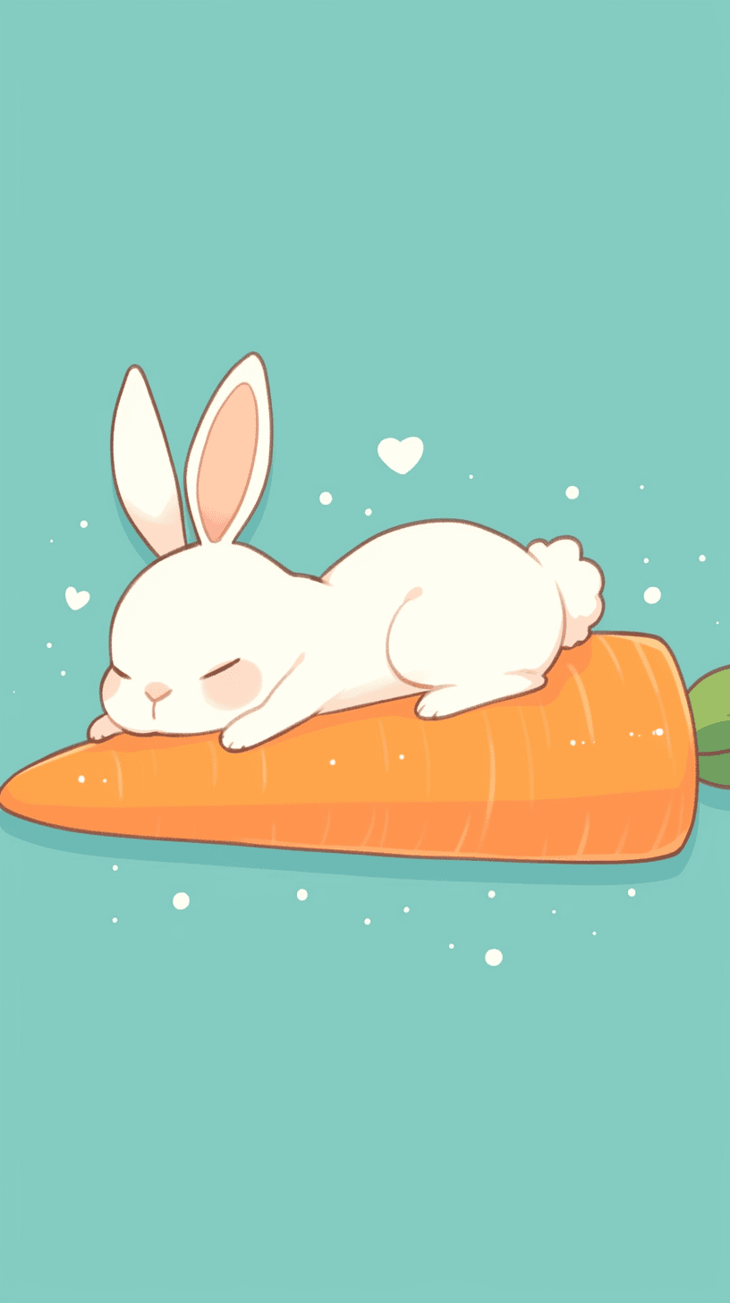 Carrot Ivory original repeating artwork