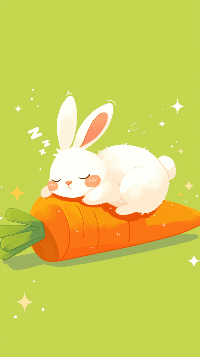 Carrot Amber original repeating artwork