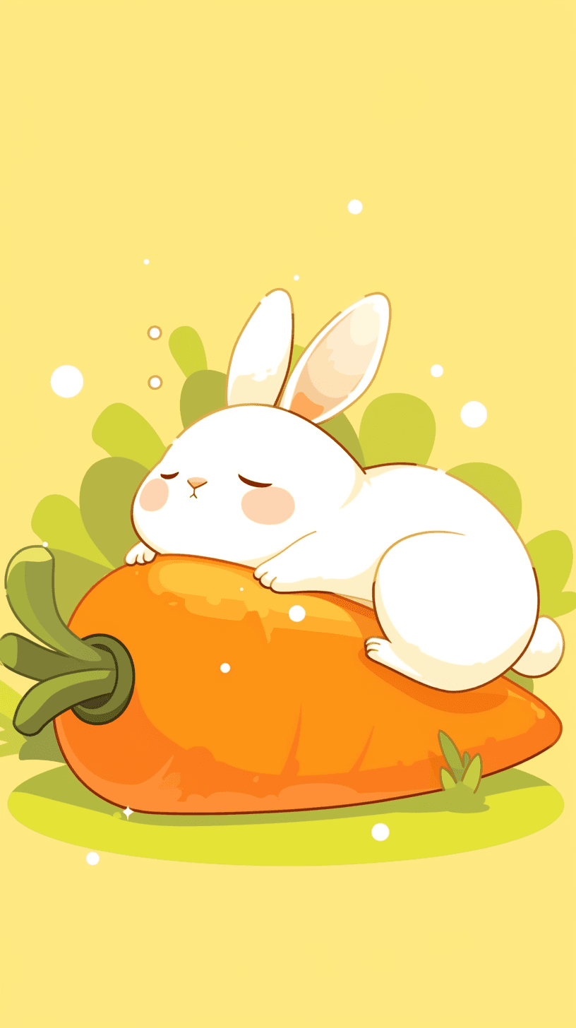 Carrot Corner original repeating artwork
