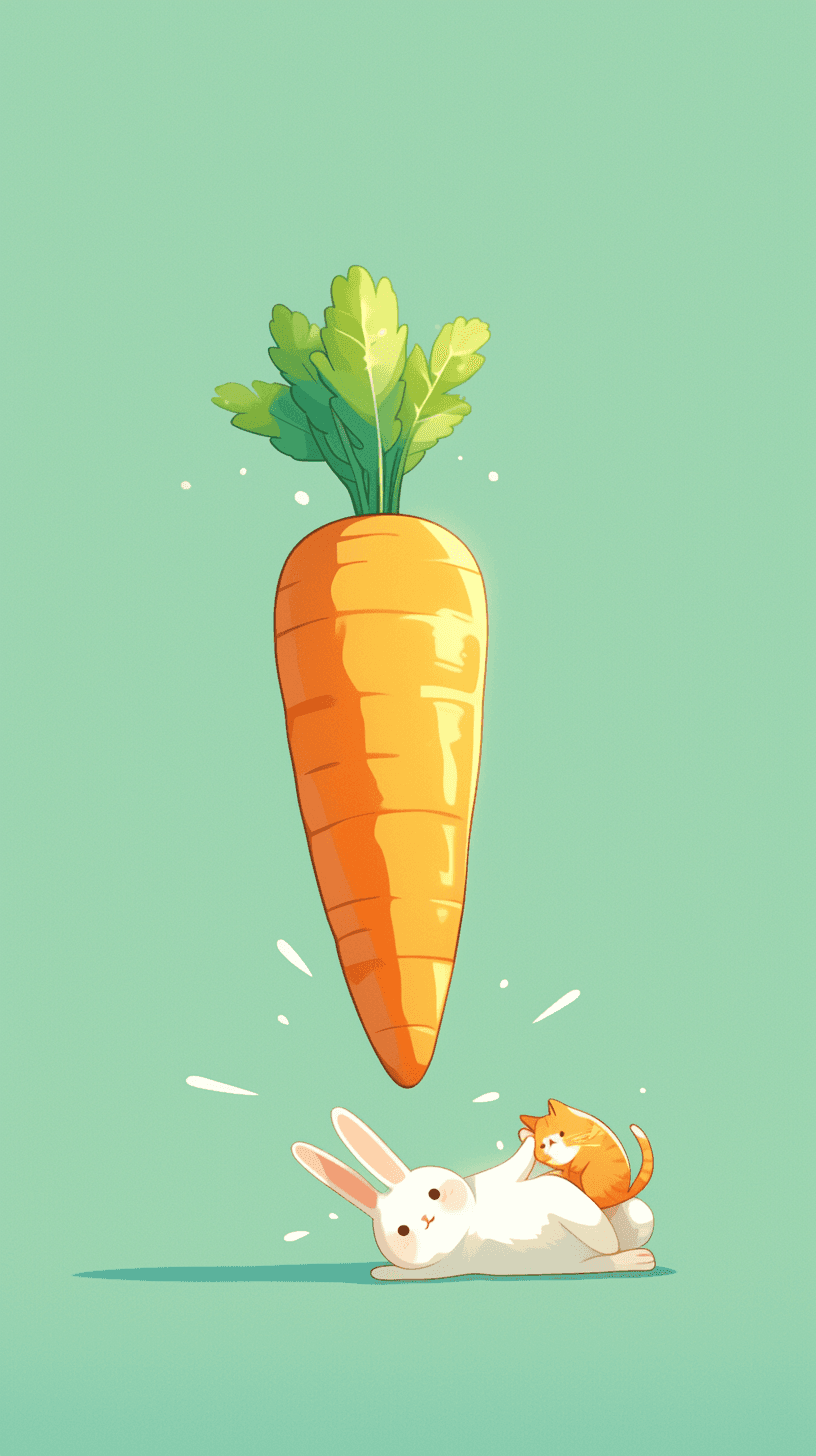 Carrot Subway original repeating artwork
