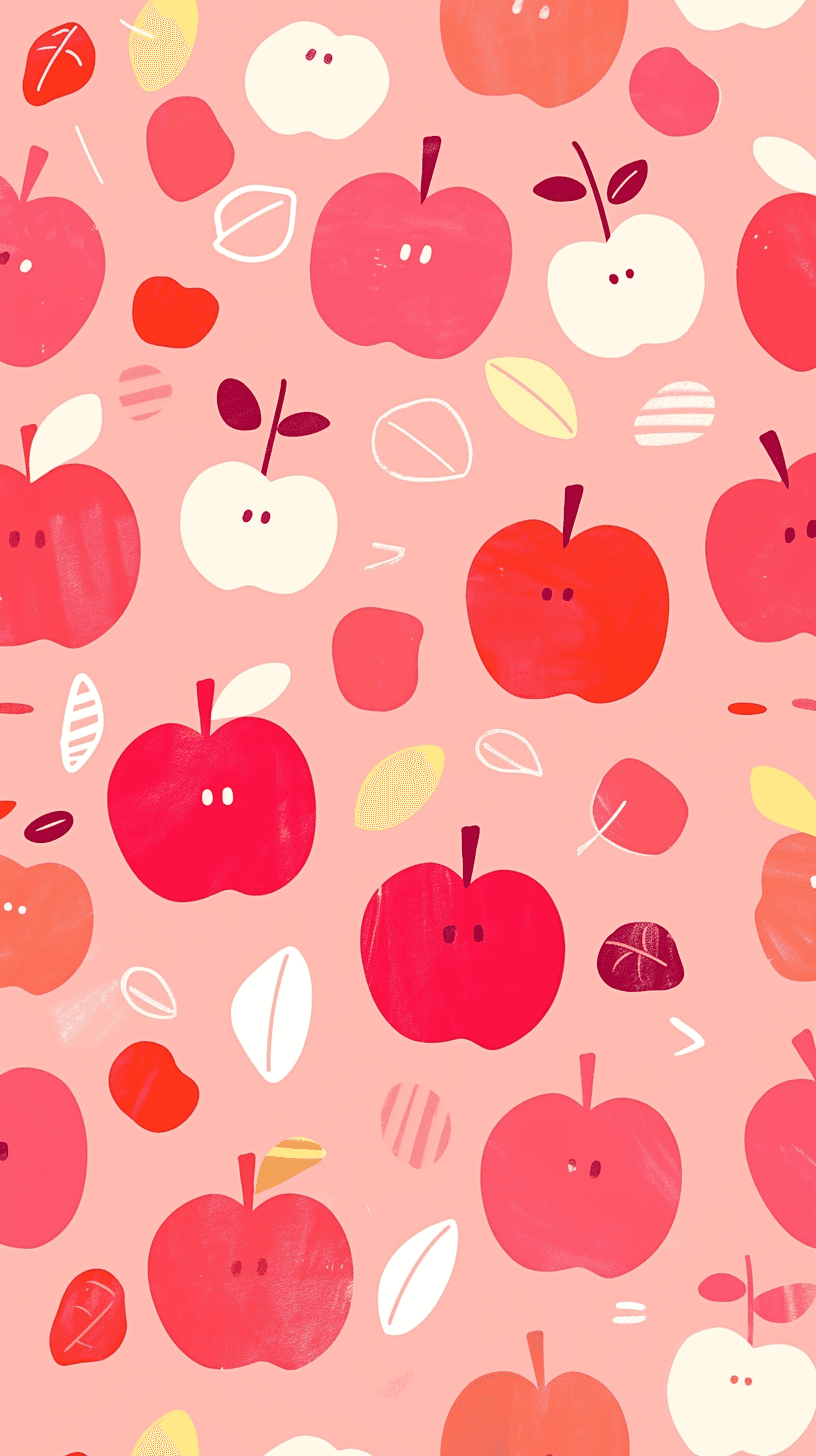 Apple Fair original repeating artwork