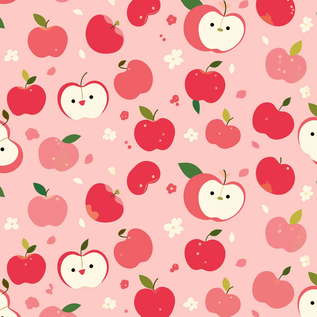 Apple Moonlit original repeating artwork