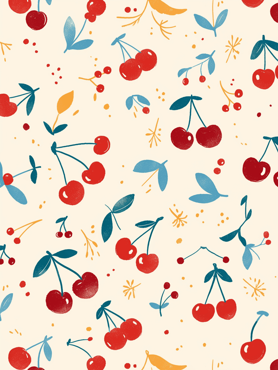 Cherry 120 original repeating artwork
