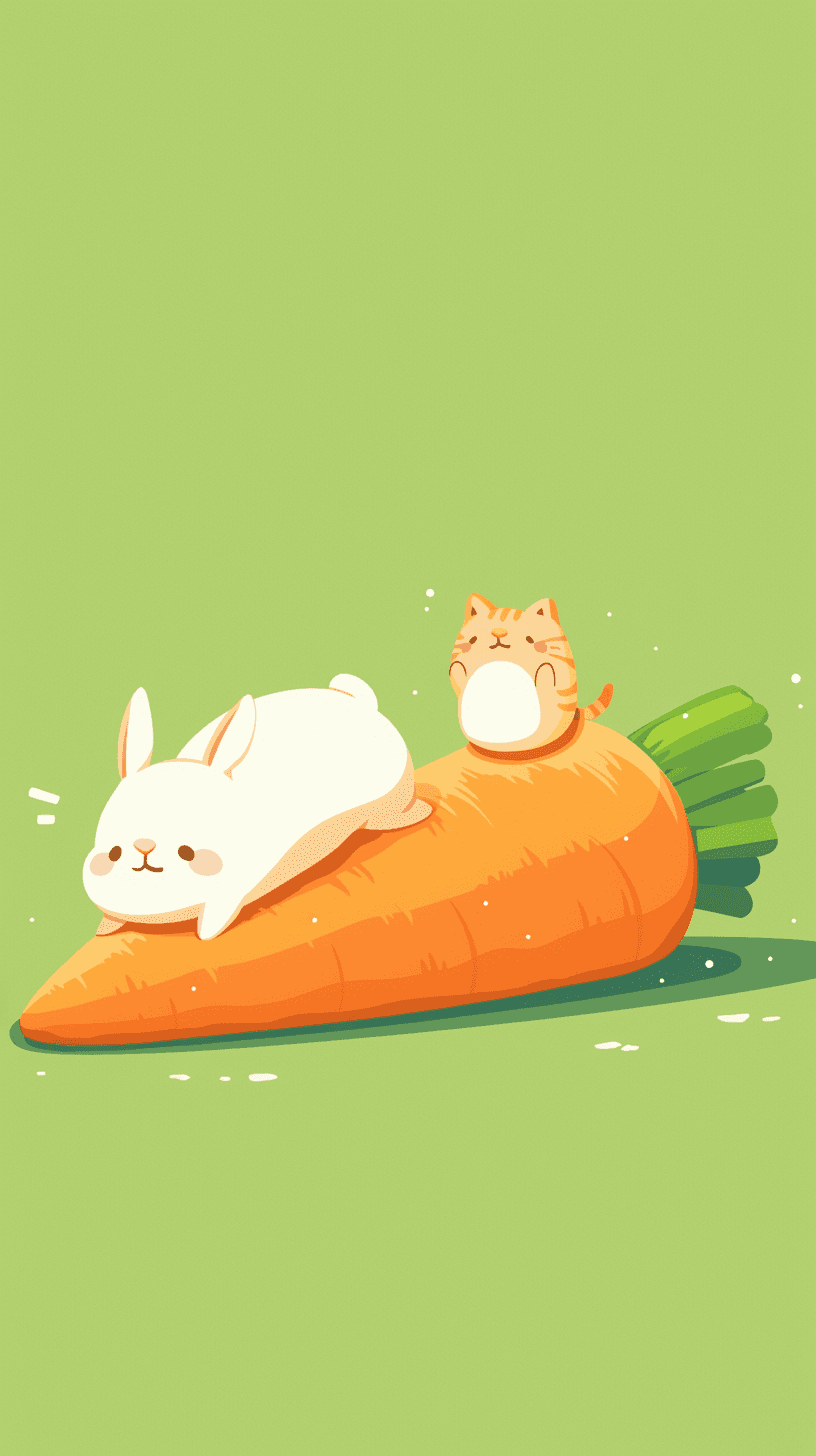 Carrot Avenue original repeating artwork