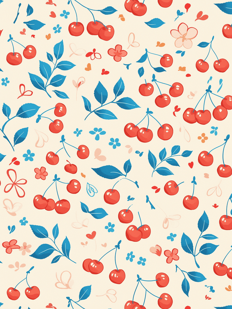 Cherry 094 original repeating artwork