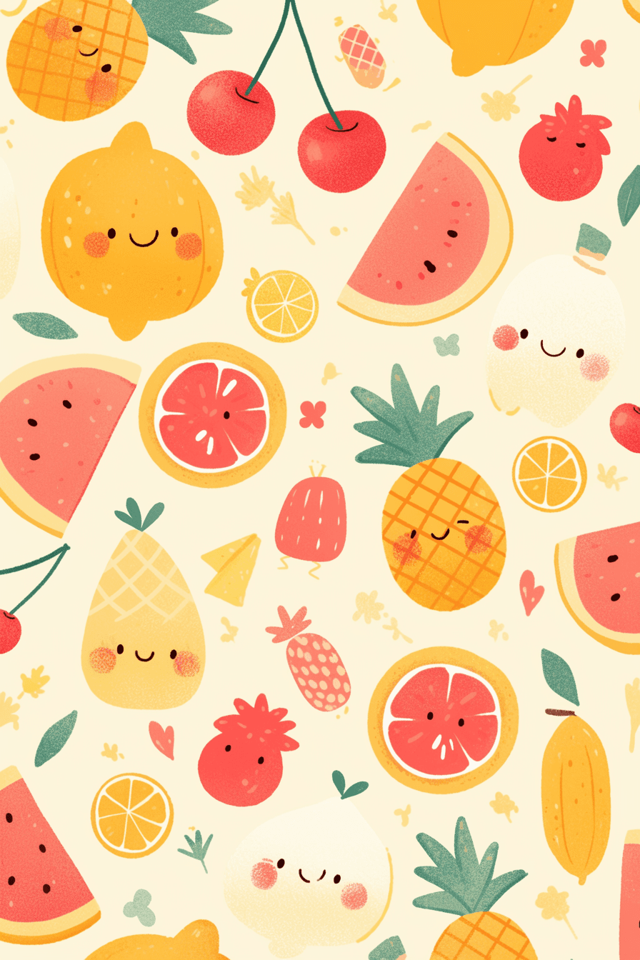 Fruit Summit original repeating artwork