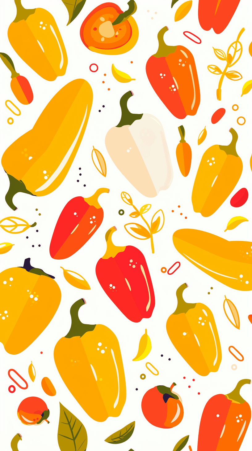 Chili Rhythm original repeating artwork