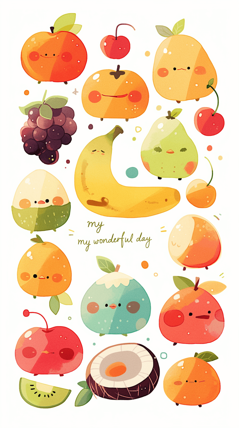 Fruit 135 original repeating artwork