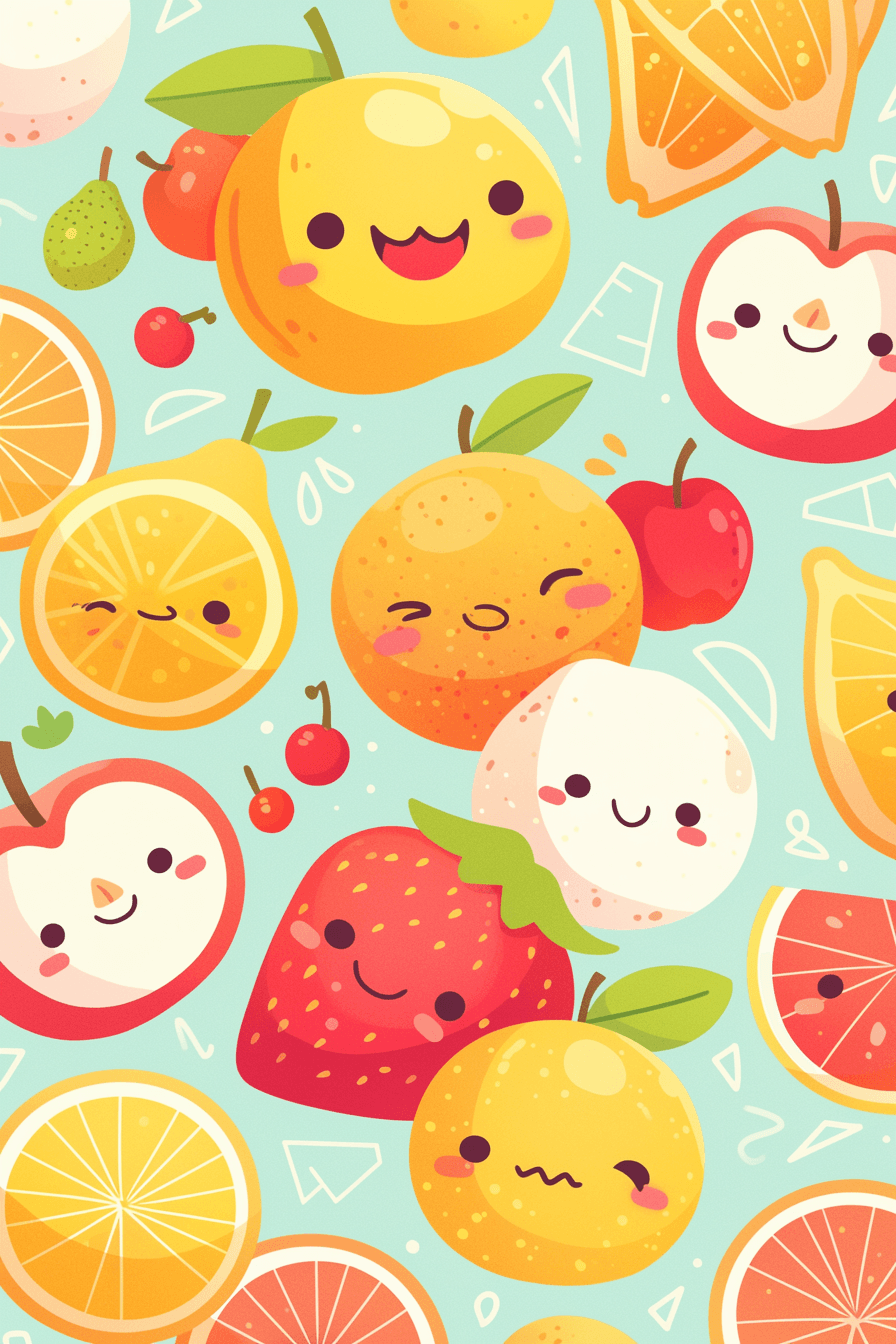 Fruit Roam original repeating artwork