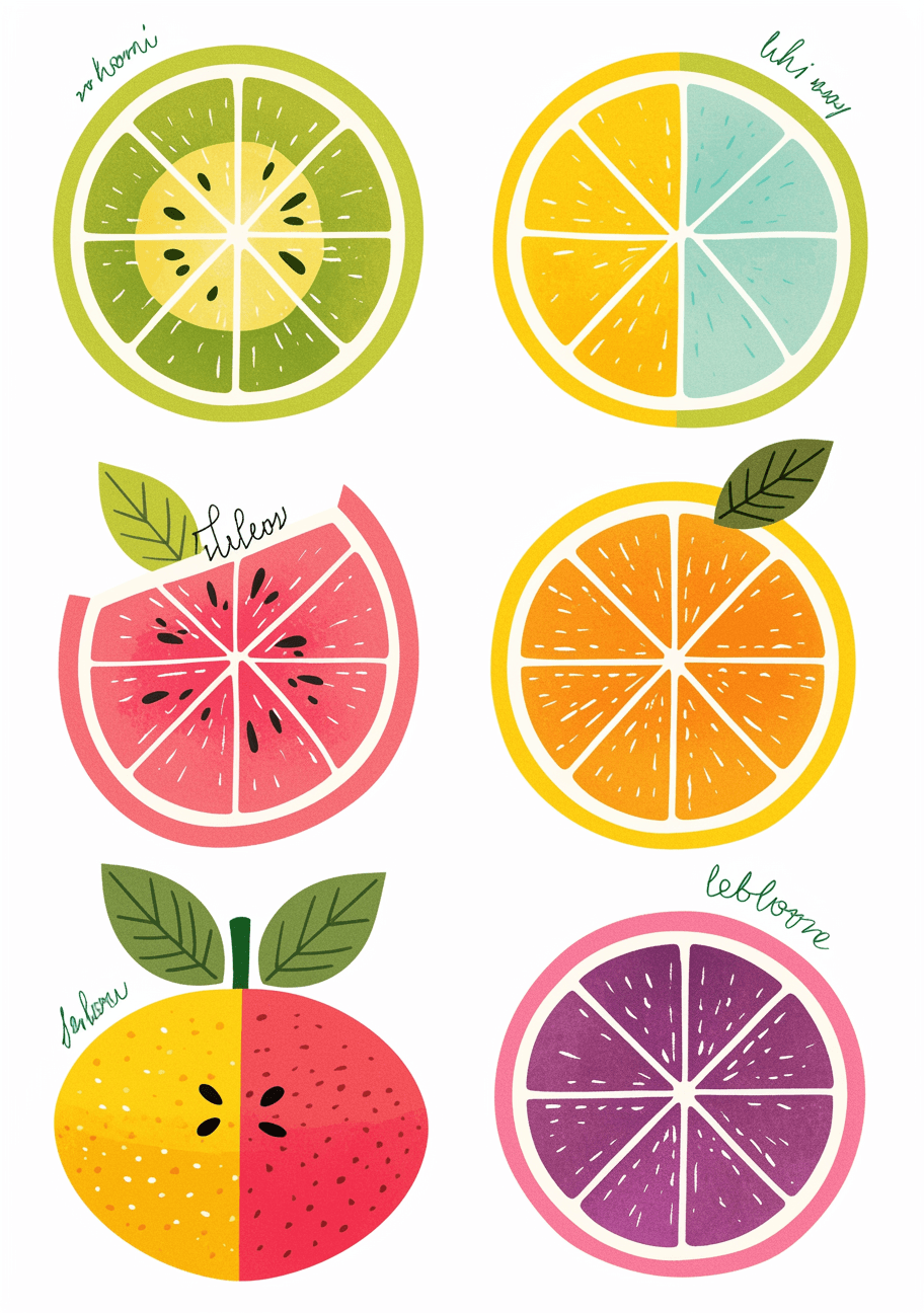 Fruit Bright original repeating artwork